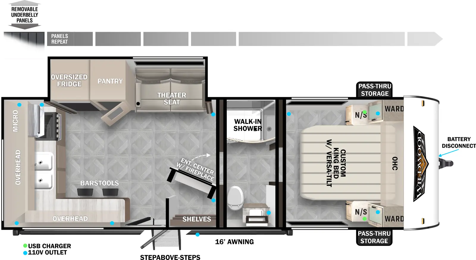 Wildwood 22ERAS Floorplan